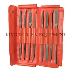 New KING 8pc Assorted Second Cut RIFFLER FILES, American Double Cut, Double End