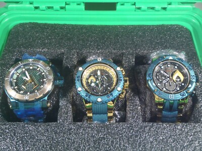 Invicta Dc Limited Edition Aquaman Watches New Collection With 3 Slot Case Rare 886678322237 Ebay