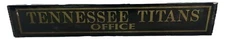 Tennessee Titans Office Antique Jalousie Glass Sign