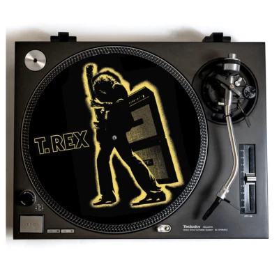 T REX Turntable Slipmat for Vinyl Records, Classic, Glam Rock & Roll Marc Bolan