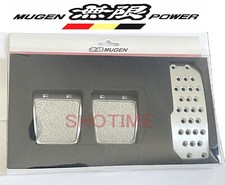 Mugen Sports Gas Brake Clutch Pedal Pad Setfit Honda 97-01 Prelude Sir Type-sh