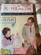 R Health Vintage Authoritative Medical Science Collectable Vintage Mag July 1962