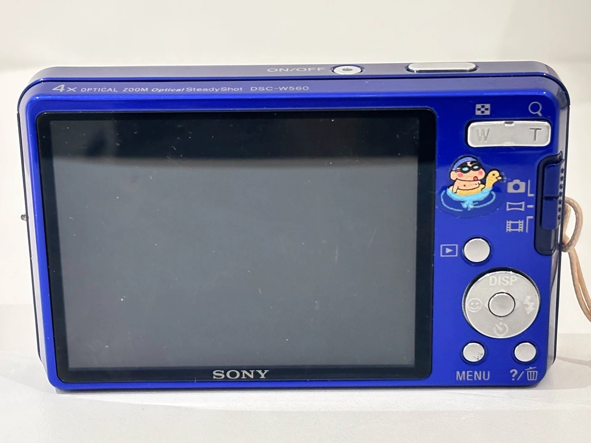 Sony Cyber-shot DSC-W560 14.1MP Digital Camera Electric Blue