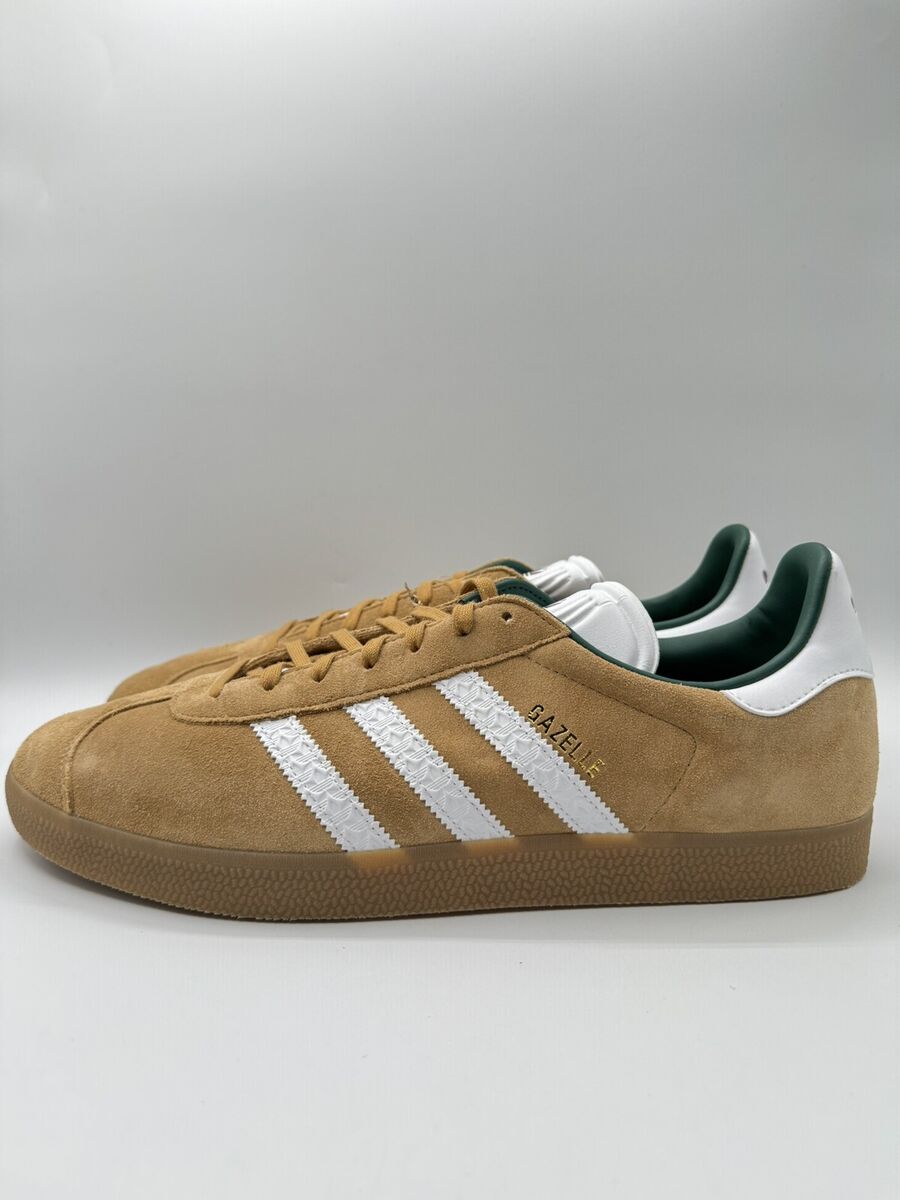 Adidas Men's Gazelle Originals Size 13 Tan White |ID7990| | eBay Adidas Men's Gazelle Originals Size 13 Tan White |ID7990| | eBay