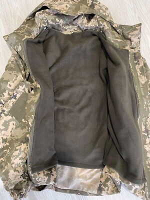 Fleece lined Military Jacket Armed Forces of Ukraine Pixel MM-14