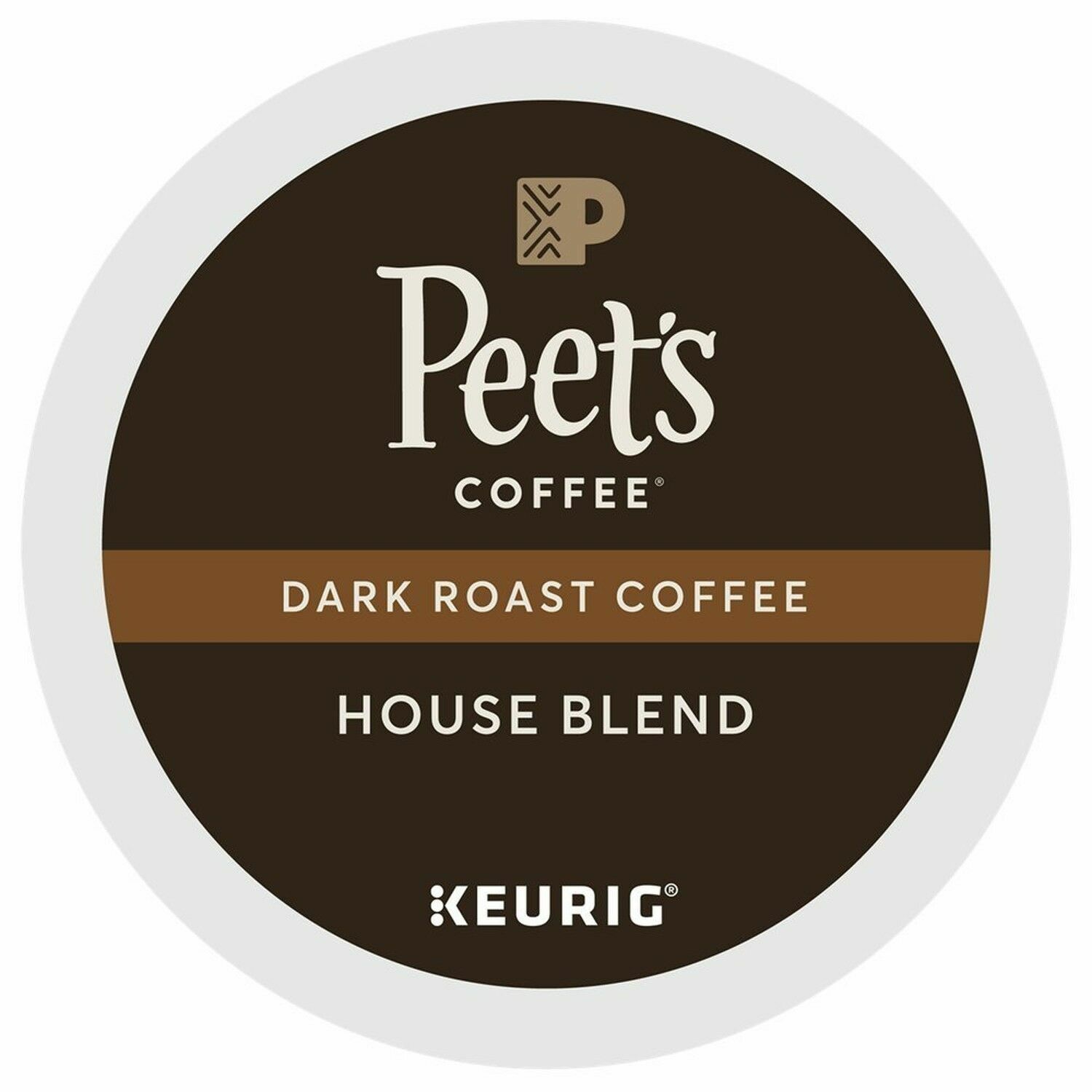 Peet's Coffee House Blend Coffee 22 to 132 Keurig K cups Pick Any Size FREE SHIP