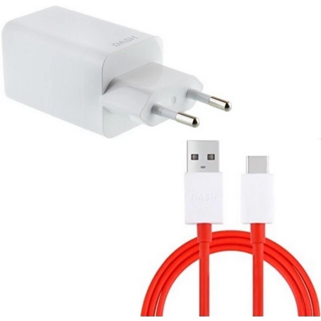 ONEPLUS CARICABATTERIE ORIGINALE DASH USB DC0504B 4A 20W TYPE-C WHITE 78F2DDA - Immagine 2 di 3