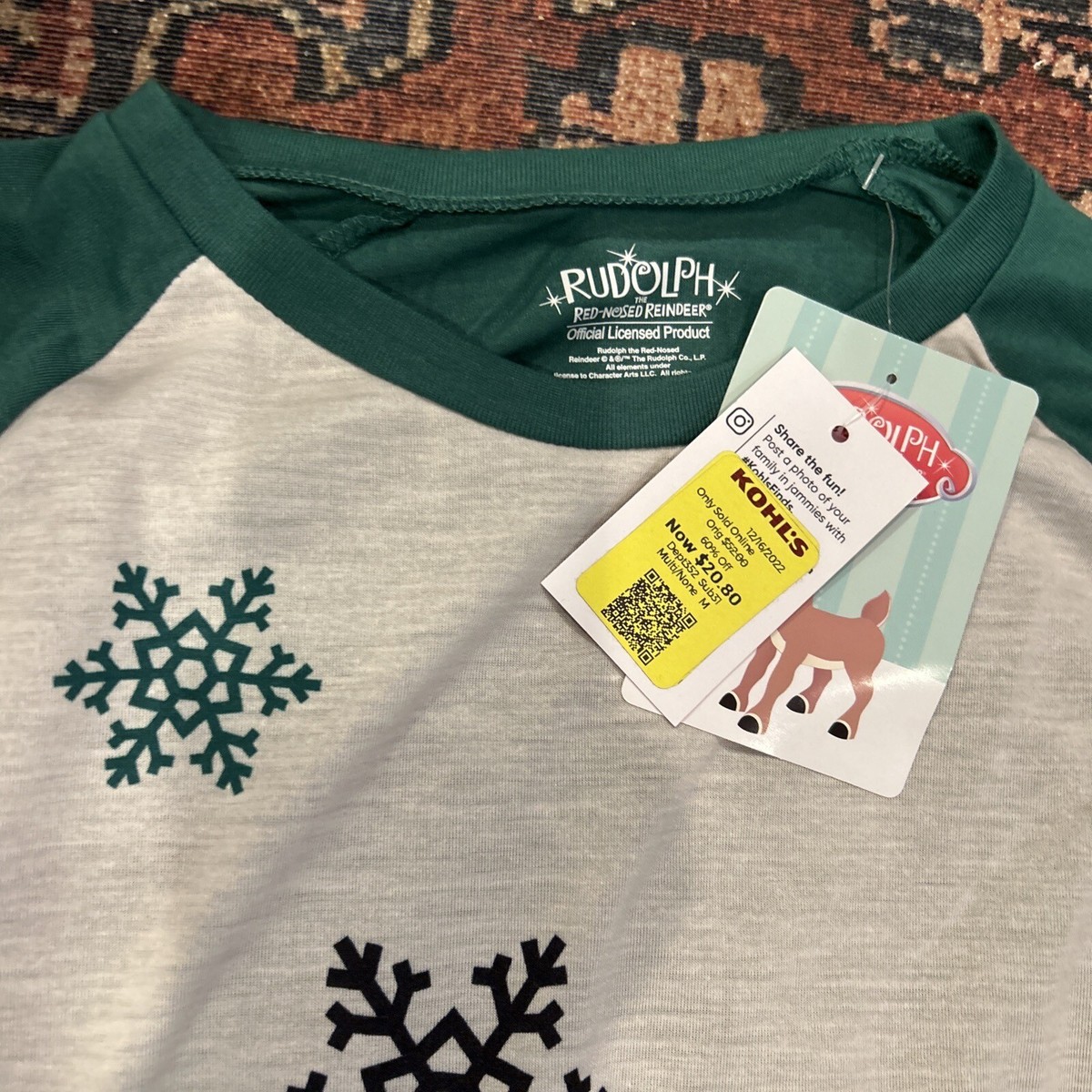 kohls mens sleep shirt