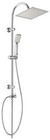Colonne De Douche Sans Mitigeur Chrome Carré Système Douche Avec Douchette Set