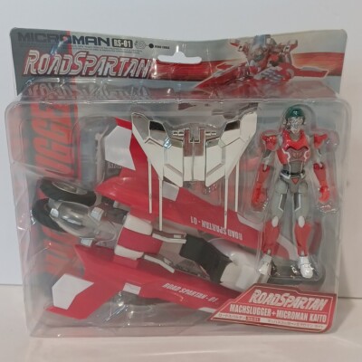 Takara MICROMAN ROAD SPARTAN RS-01 MACHSLINGER KAITO Micronauts JAPAN NEW SEALED