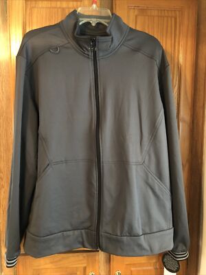 NWT CHEROKEE iflex Contemporary Zip-front L/Sleeve Scrub Jacket  (3XL) Pockets
