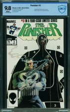 Punisher Limited #3 CBCS 9.8 Marvel 1986 WHITE Free! CGC Sized Mylar! L2 85 1 cm