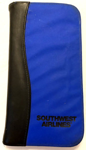 SOUTHWEST AIRLINES SWA Advertise Passport WALLET HOLDER 1988-2014 LOGO Aviation