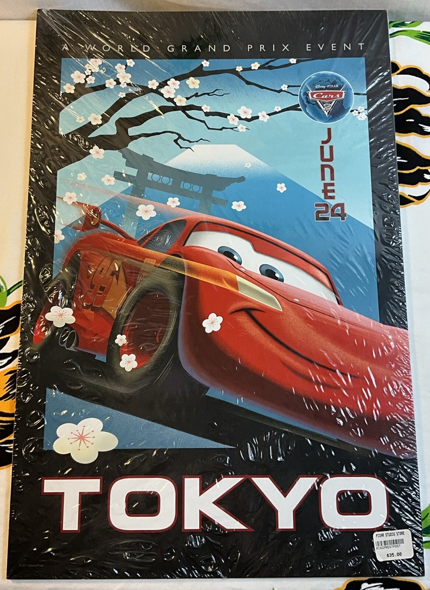 CARS 2 Disney Pixar Limited Art Print Set Of 12 SEALED 2011