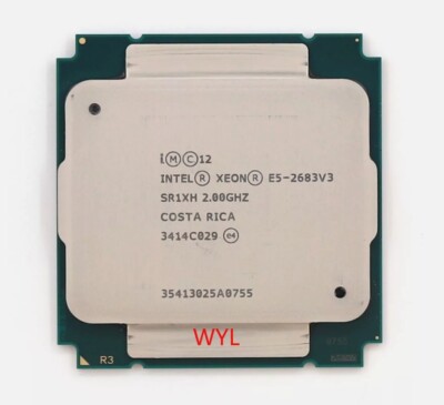 Intel Xeon E5-2683 V3 2.0GHz 14Core 35MB 9.6GT/s SR1XH LGA2011-3 CPU Processor