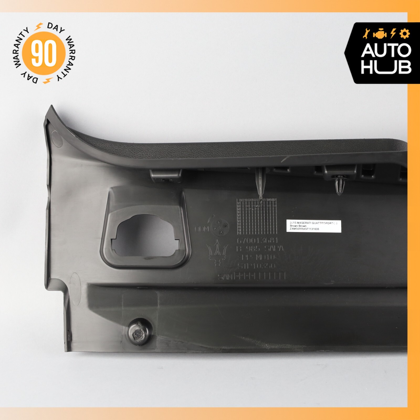 Maserati Quattroporte M156 Rear Trunk Scuff Plate Lock Cover OEM 32k