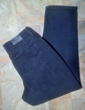 Womens Vintage LEE Original Mom Jeans 32x29 USA Made Straight? Leg Black Denim