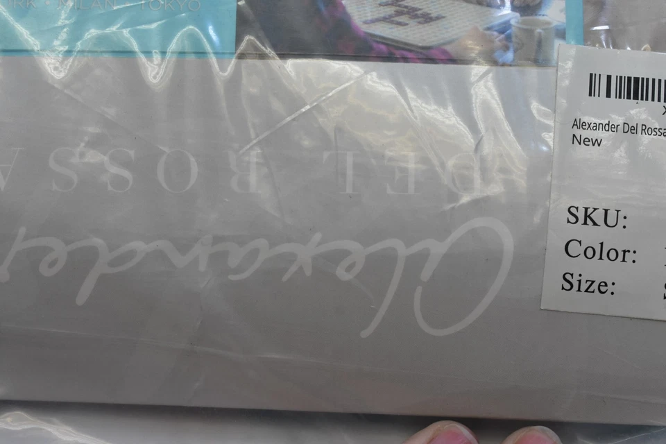 Alexander Del Rossa Mens Bathrobe w Hood Plush Fleece Navy Blue & White Mens S/M - Image 4 of 4