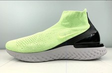 nike rise react flyknit lime blast