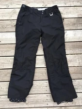 Ocean&Earth Black Insulated Snowboarding Pants Size Large Women’s Inseam 30”