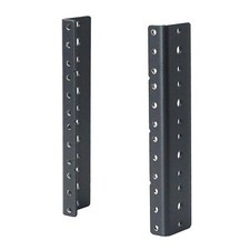 2 PCS 4U Rack Rails Tapered Holes Rack Mount Rails for Recording  Network Wo...