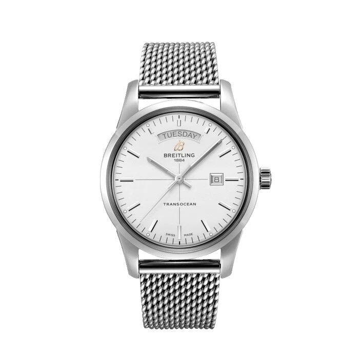 Relojes de pulsera Breitling Transocean mecánicos (automáticos) con correa de acero inoxidable