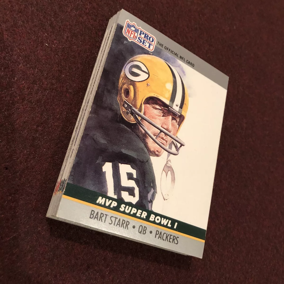 1990 NFL Pro set Super Bowl MVP - Complete 24 Card Set Super Bowl I - XXIV