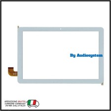 VETRO +TOUCH SCREEN ORIGINALE MEDIACOM SmartPad iyo 10 M-SP1BY M-SP1AY BIANCO
