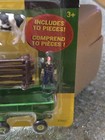 ERTL John Deere Farm Set 10 Piece Tractor Trailer Fence People Cows NOS — photo 4