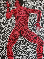Keith Haring, poster mostra "Into 84" Tony Shafrazi Gallery.....