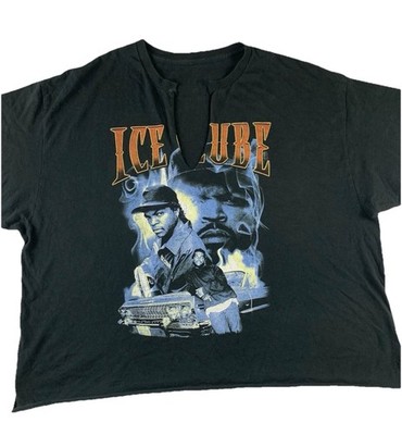Ice Cube Black T Shirt Womens Size 3X Hip Hop Rap