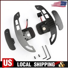 Car Magnetic Carbon Fiber Paddle Shifter For 2005-2013 Chevy Corvette C6us