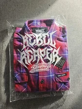 Rebel Reaper Flannel Men’s Large "Anaglyph" Not Dixxon