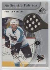 2005-06 SP Game Used Edition Authentic Fabrics Patrick Marleau #AF-PM 2u3