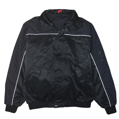 Engelbert Strauss Herren Bomber Workwear Jacke schwarz L reflektierend Kapuze
