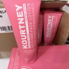 Kourtney By Kourtney Kellar Self-tan Face Lotion Medium New Sealed 2.5 Fl Oz