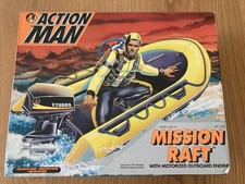 Hasbro Action Man 1993 bateau Mission Raft Boat en boite