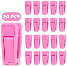 20Pcs Baby Hangers Clips - Hanger Clips for Kids Hangers Plastic with Clips -