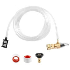 Downstream Injector for Pressure Washer, Fixed Chemical Injector Kit with 3/8...