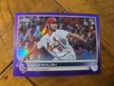 2022 Topps Chrome Jake Walsh #USC156 St Louis Cardinals purple