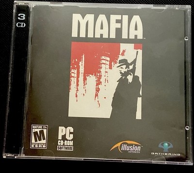 MAFIA (PC CD-ROM 2002) Version 1.2 Mature Crime Video Game 3 Disc Set (#D3-70)