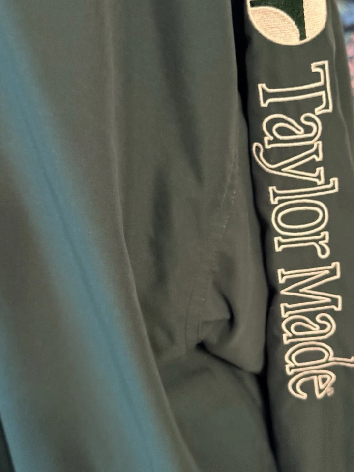 Cortavientos Cazador Verde 1/4 Cremallera Hecho Taylor Vintage Talla XL Foto 2 de 4