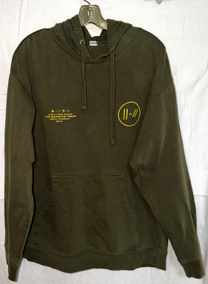 Twenty One Pilots The Bandito Tour 2019 Olive Green Sample Hoodie XL