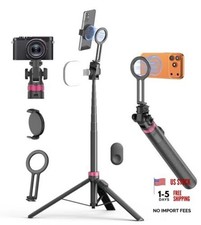 69" Magnetic Phone Tripod Head for All Phones,Selfie Stick Monopod 69 in Black