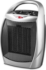 Kismile Small Electric Space Heater,Portable Ceramic Space Heater Fan for Off...