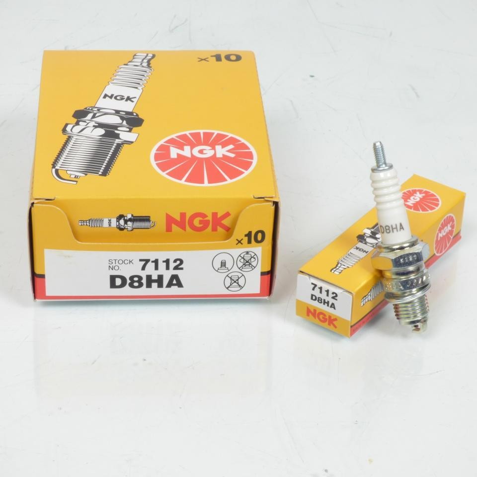 Bougie d'allumage NGK D8HA pour réparer l'allumage moto NC