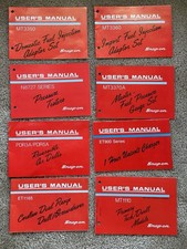 Brand New Lot Of Snap On On Users Manuals