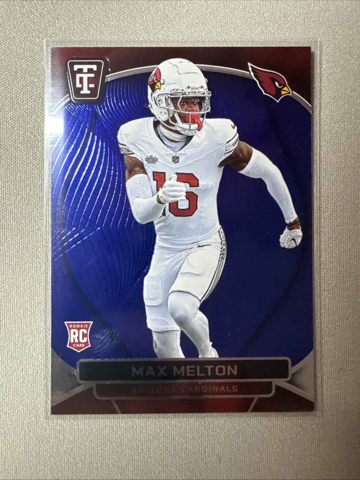 2024 Panini Totally Certified - Rookies Max Melton #160 Mirror Blue /399 (RC)