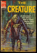 Creature from the Black Lagoon #nn (Movie Classic) Horror Dell Comic 1963 GD
