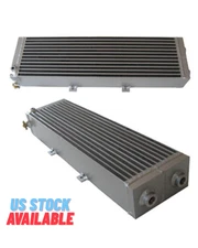 Universal Water to Air Intercooler Turbo Radiator Heat Exchanger Cooling T101